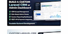 build custom laravel CRM, admin panel, dashboard and rest API backend