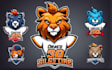 create unique sports, mascot, creative logo