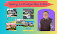 design a creative instagram post for real estate in canva
