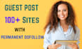 guest posts link building with contextual SEO dofollow backlinks