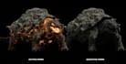 3d monster alien 3d creatures dinosaur dragon realistic model for printing, game