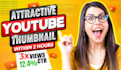 create an attractive and engaging youtube thumbnail design