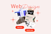 do web design for business, landing page, e com, portfolio