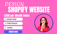 build shopify store or dropshipping ecommerce store, shopify website