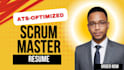 help you craft a scrum master resume, project management, agile and pmp, CV