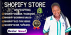 edit update shopify dropshipping store redesign design clone audit fix issues