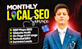 do expert monthly local SEO service for website, gmb ranking