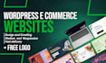 do wordpress e commerce website for e store, web shop e shop