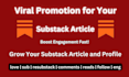 viral promotion for your substack article