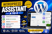 be your wordpress virtual assistant, wordpress blog posts and products uploading