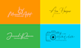 do an elegant signature logo design