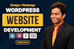 develop a fully functional wordpress website design