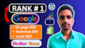 do on page and technical SEO to optimize your website