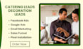 generate catering leads decoration leads catering website restaurant website