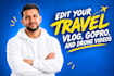 edit your travel, vlog, gopro, and drone videos