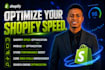 optimize shopify speed, SEO, mobile UX, store performance and fix core web vital