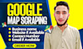 do google map scraping with business emails, b2b lead generation, data scraper