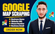do google map data scraping for b2b leads with business emails, lead generation