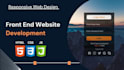 develop responsive website with html, CSS and js