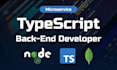 develop a scalable backend with typescript and nodejs