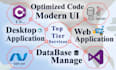 create a desktop application using c sharp wpf, winforms, maui