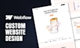 design and develop a webflow website, landing page or figma to webflow