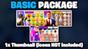 create you a box pvp style thumbnail for fortnite creative