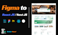 convert figma to next js webapp