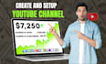 create and setup youtube channel