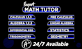 help in math discrete math calculus linear algebra statistics trigonometry