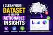 clean your dataset and deliver actionable business insights