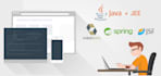 develop and secure a full stack java spring boot and angular web app