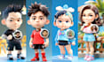 turn your self as a 3d chibi character