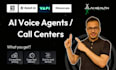 ai voice agent, call center for deepgram, retell, vapi, eleven labs