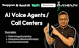 ai voice agent, call center for eleven labs, retell, vapi, open source models