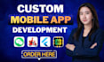 do mobile app development,flutter app creation,food delivery app,social chat app