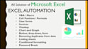 make custom excel sheets, excel data cleaning, formatting and automation