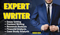 write reports, business essays, case studies and research articles