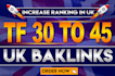 create high credibility backlinks at UK sites