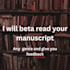 beta read your novels and documents