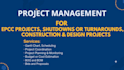do project planning, coordination and project management for epcc project