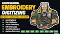digitize logo for embroidery machine dst pes file