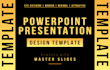 create powerpoint presentation with template master slides design