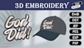 do 3d puff embroidery digitizing