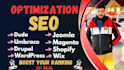 do wix seo onpage optimization and duda, magento, shopify, umbraco to ranking