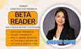 be your beta reader, romance beta reader, cozy mystery beta reader, alpha reader