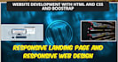 make responsive html website with HTML CSS and bootstrap