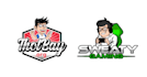 create high quality gaming, caricature logo