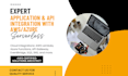 do application and API integration with AWS azure node python lambda sqs sns