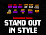 create custom twitch, kick, discord text emotes
